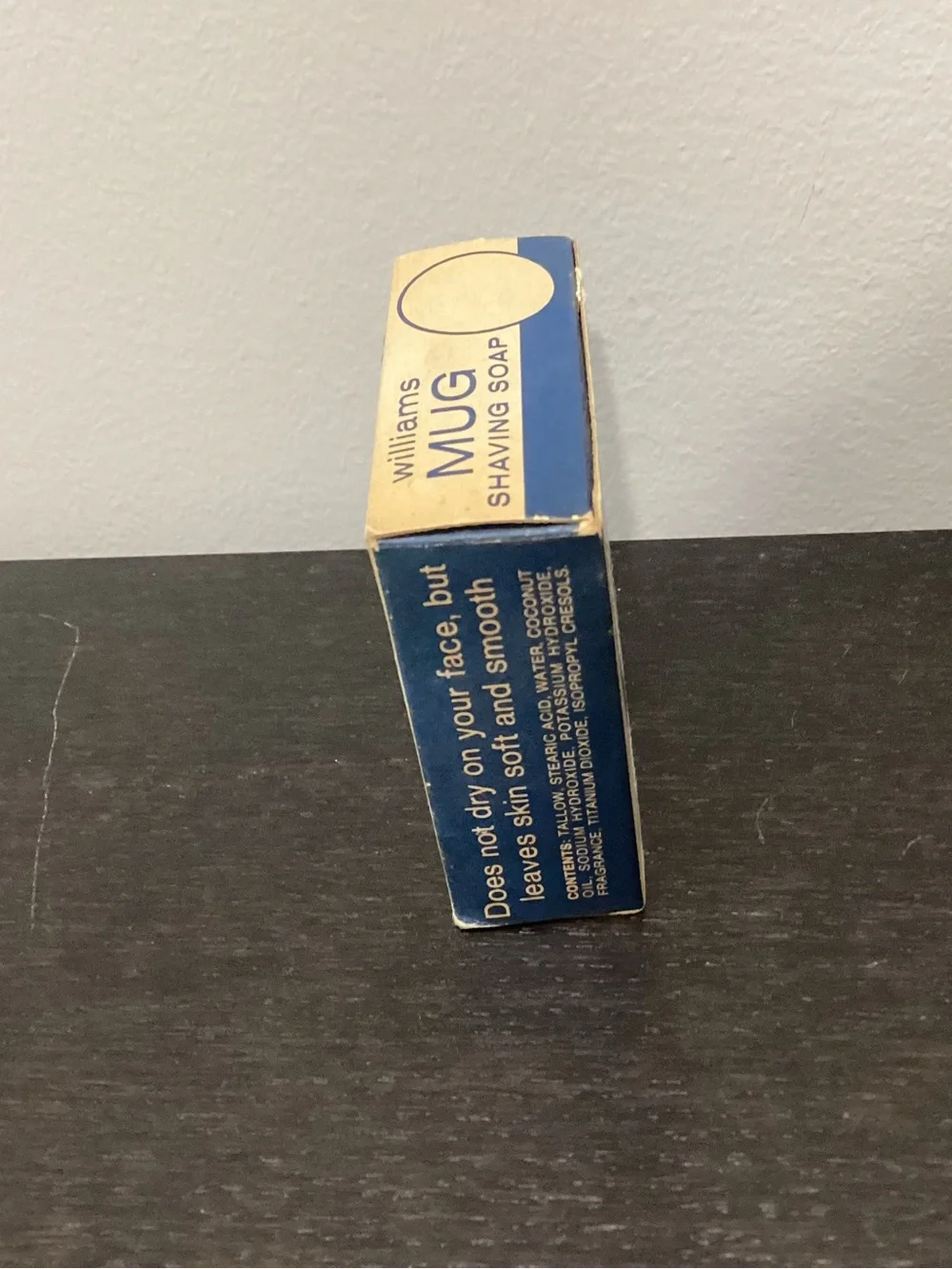 Vtg. Williams Mug Shaving Soap net Wt. 1 3/4oz.  Introduced in 1840